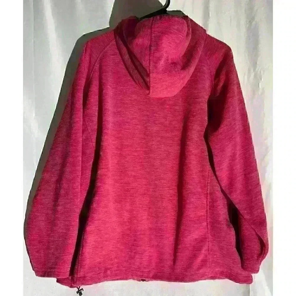 NEW BALANCE Jacket Women's Size 1X Fleece Pink Full Zip Pockets Soft Shell - Picture 7 of 11